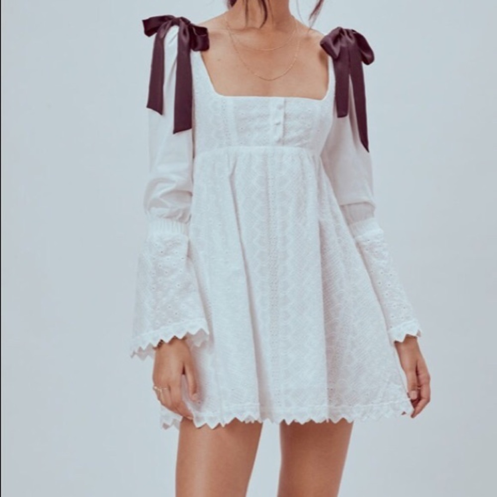 RARE FL&L Charlotte Eyelet Babydoll Dress